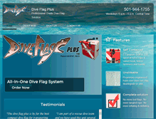 Tablet Screenshot of diveflagplus.com